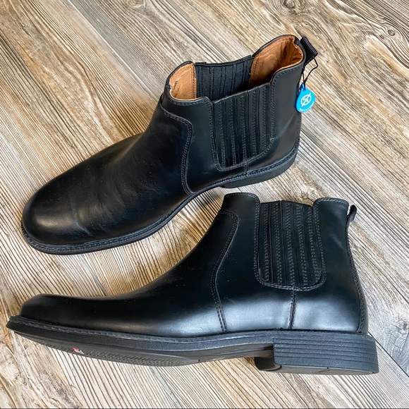Johnston & Murphy Men’s Cardell Waterproof Chelsea Boot Sz. 9.5M *new condition* - Picture 2 of 4